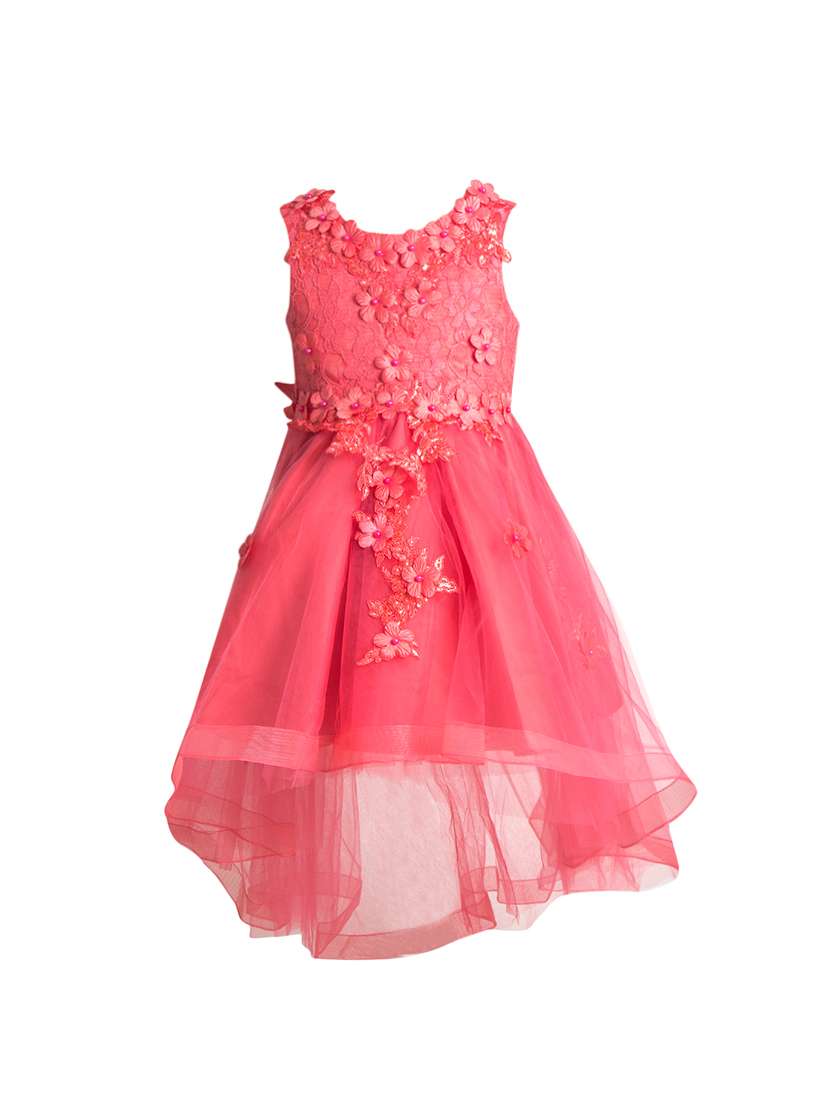 pink net frock
