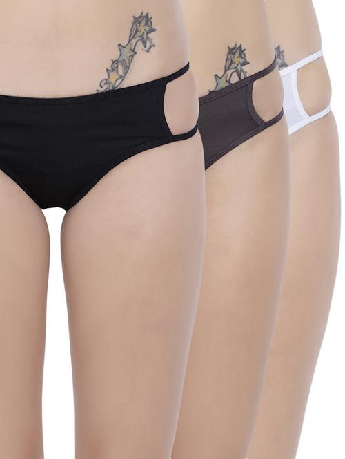 set of 3 multi colored bikini panty - 14572754 - Standard Image - 0