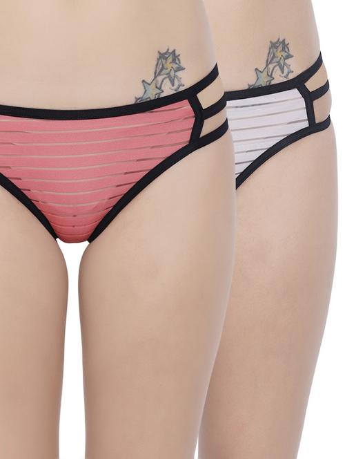 set of 2 multi colored bikini panties - 14572766 - Standard Image - 0