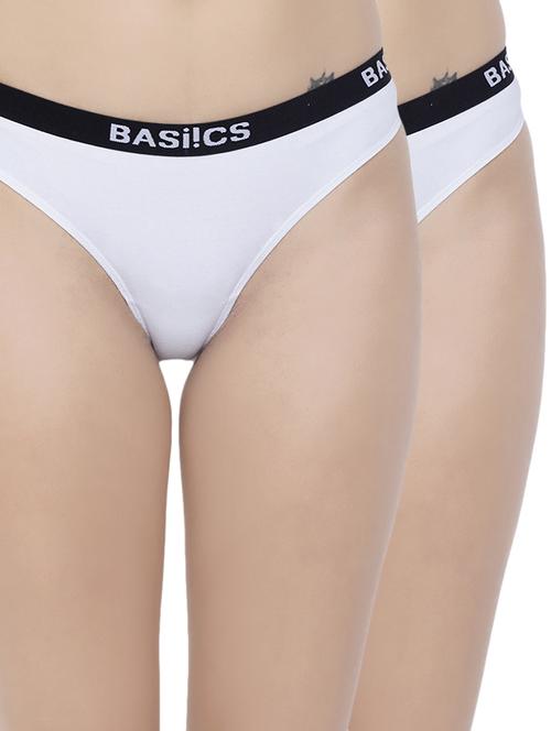 set of 2 white panties - 14572798 - Standard Image - 0