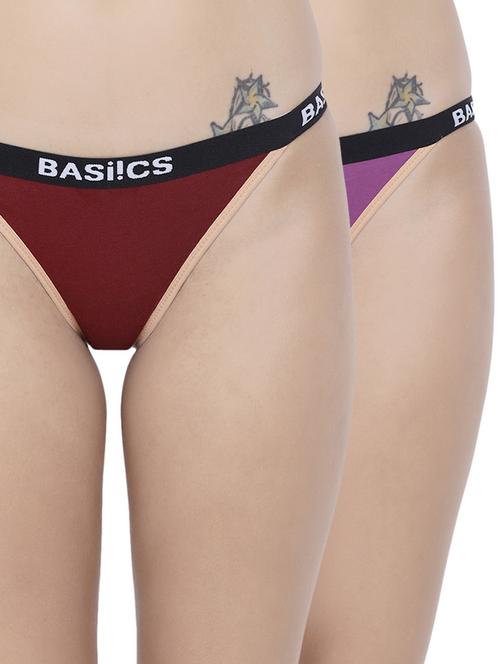 set of 2 multi colored panties - 14572807 -  Standard Image - 0