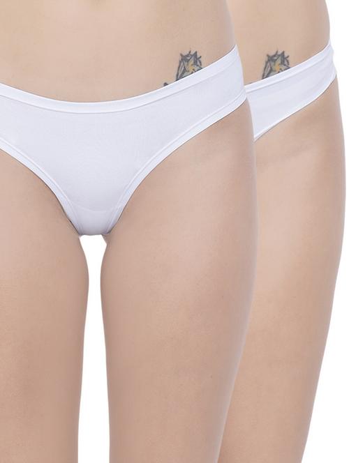 set of 2 white bikini panty - 14572843 -  Standard Image - 0