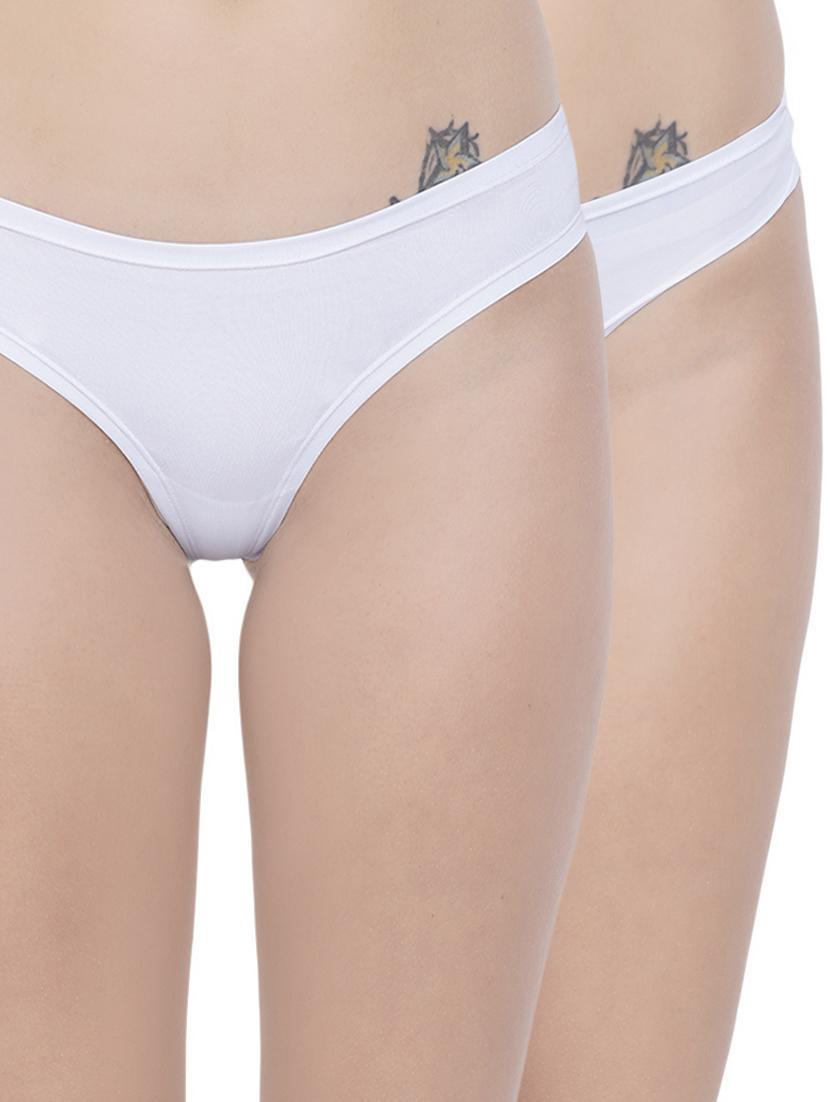 set of 2 white bikini panty - 14572843 -  Zoom Image - 0