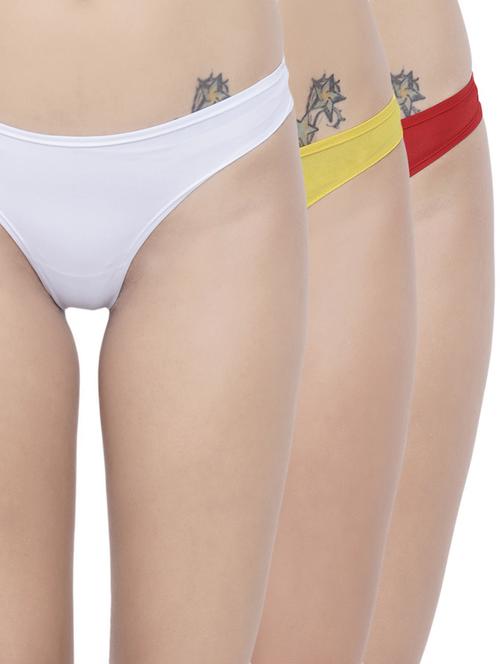 set of 3 multi colored panties - 14572848 - Standard Image - 0
