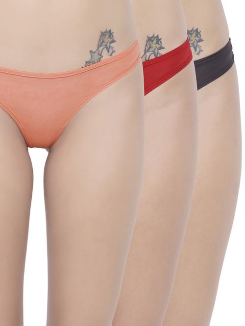 set of 3 multi colored panties - 14572850 - Standard Image - 0