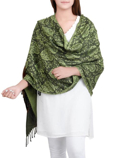 green viscose shawl - 14573337 -  Standard Image - 0