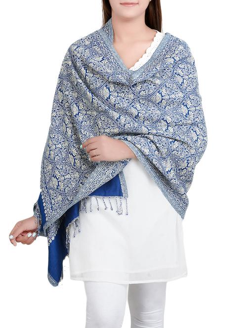 blue viscose shawl - 14573339 -  Standard Image - 0