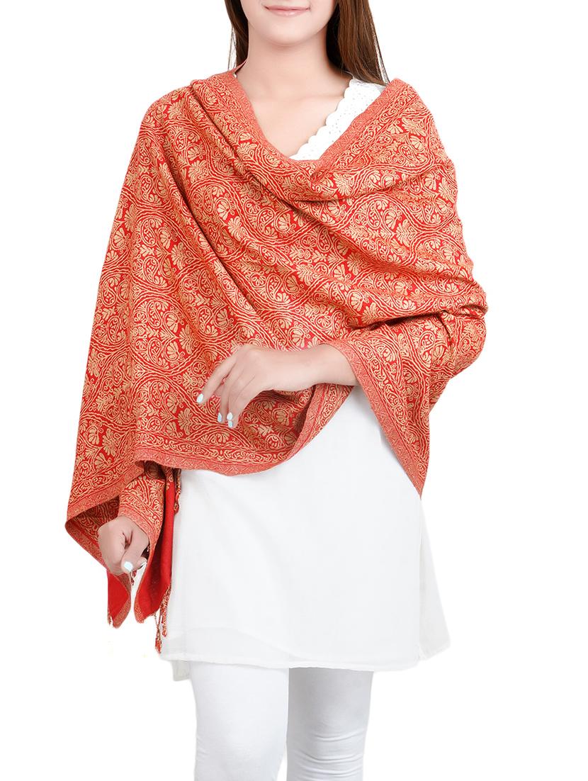 red viscose shawl - 14573341 -  Zoom Image - 0