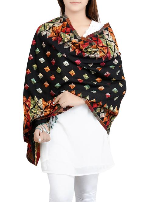 black viscose shawl - 14573354 -  Standard Image - 0