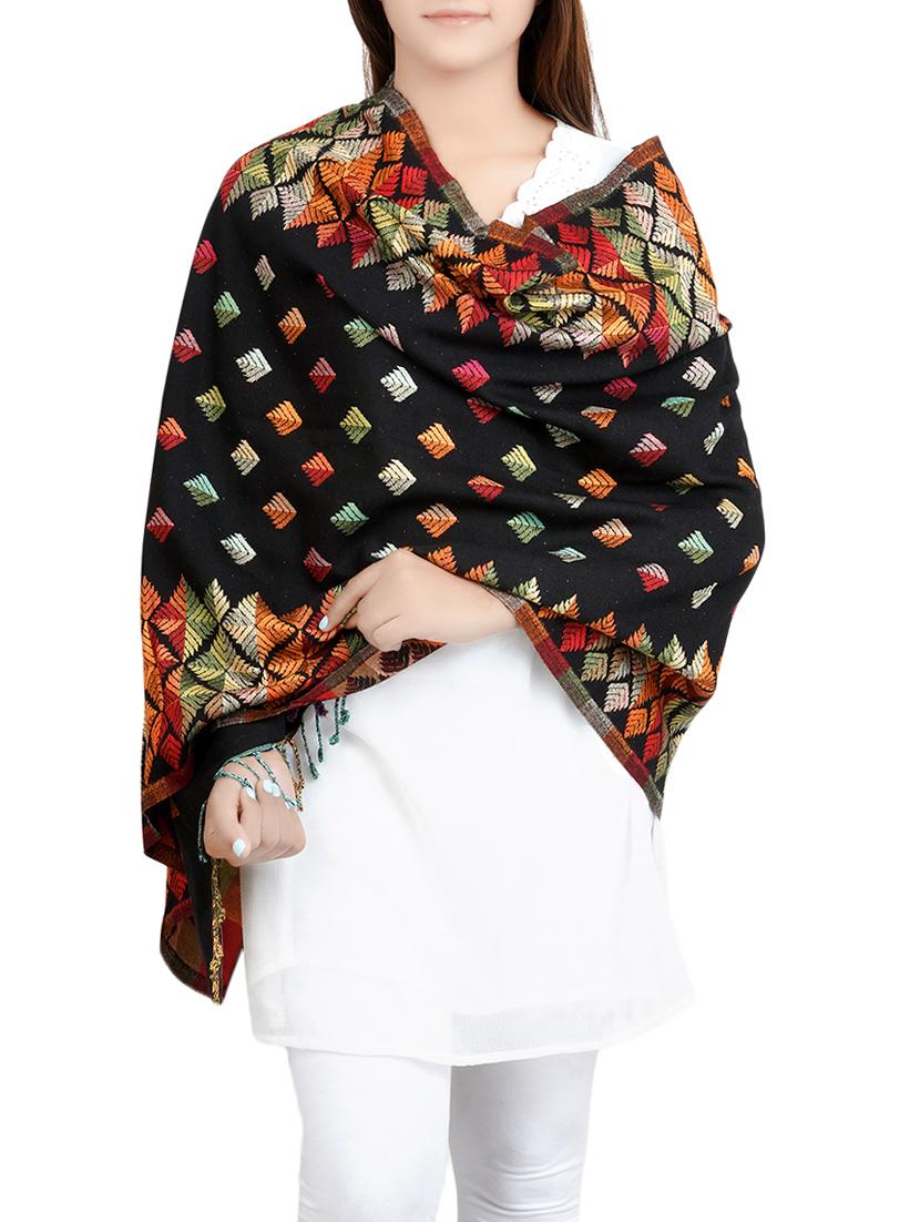 black viscose shawl - 14573354 -  Zoom Image - 0
