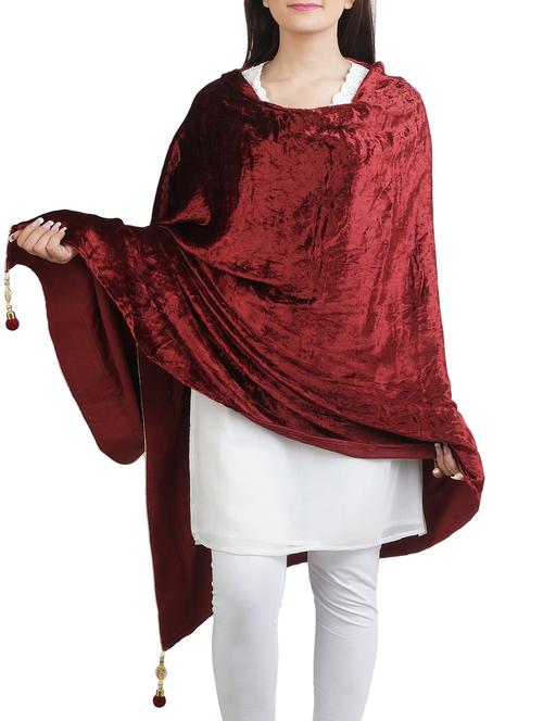 brown velvet shawl - 14573367 -  Standard Image - 0