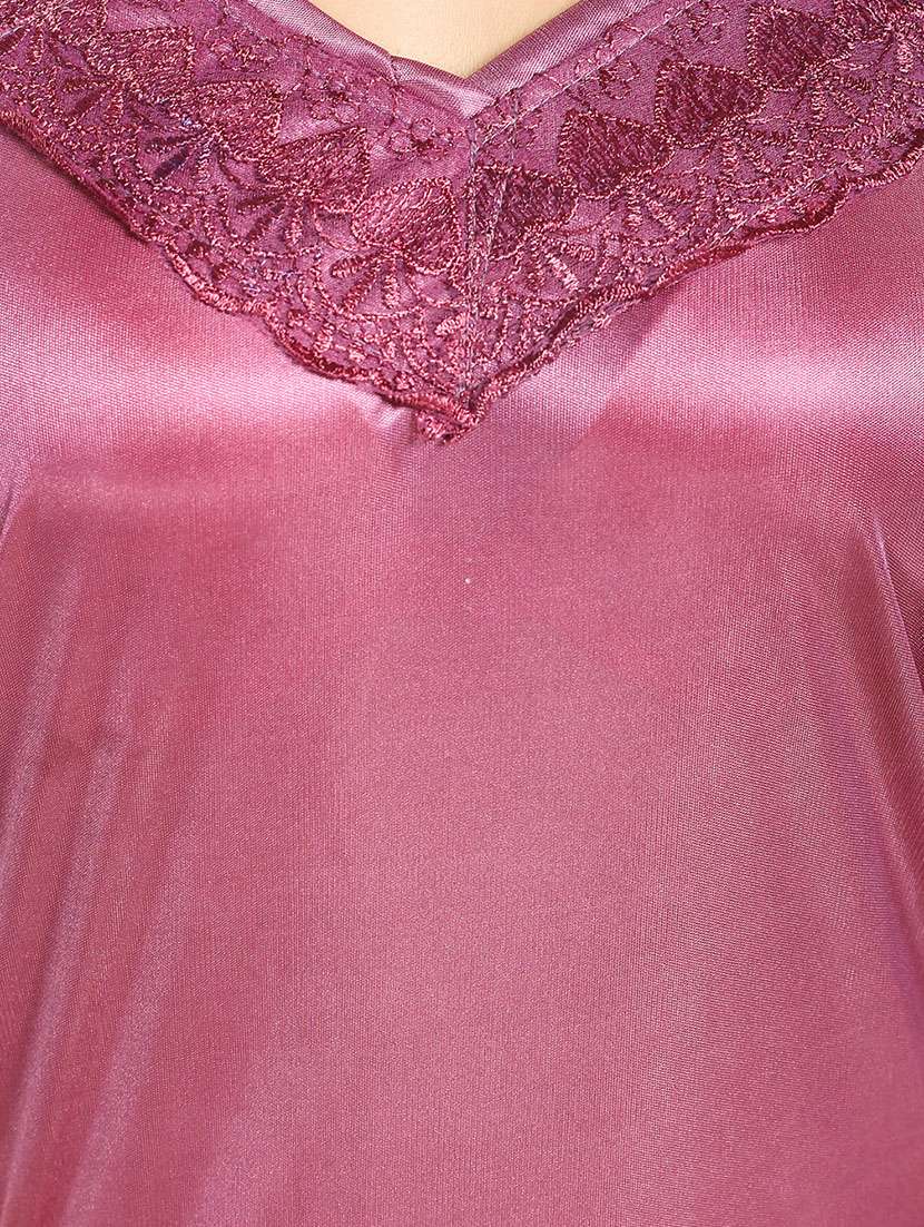 pink night wear gown - 14574180 -  Standard Image - 3