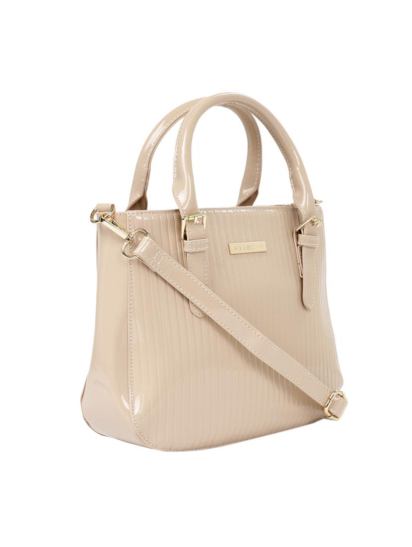pink leatherette regular handbag - 14578856 - Standard Image - 3