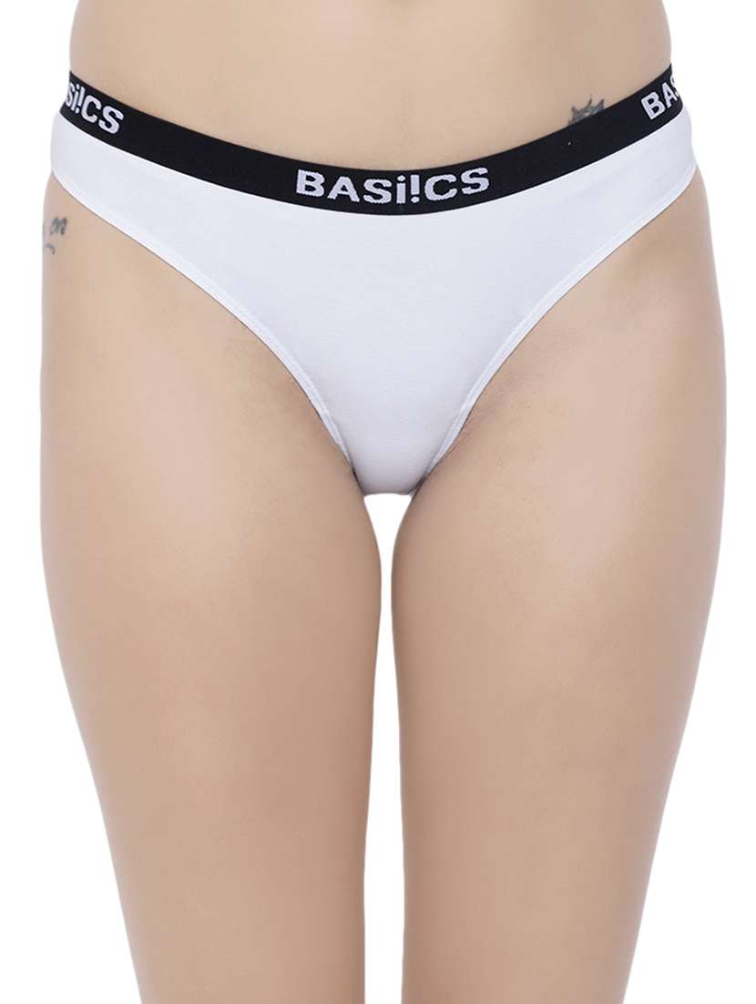 low rise solid bikini panty