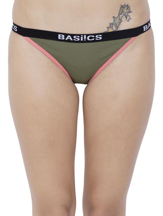 contrast seam thong panty - 14582534 - Zoom Image - 0