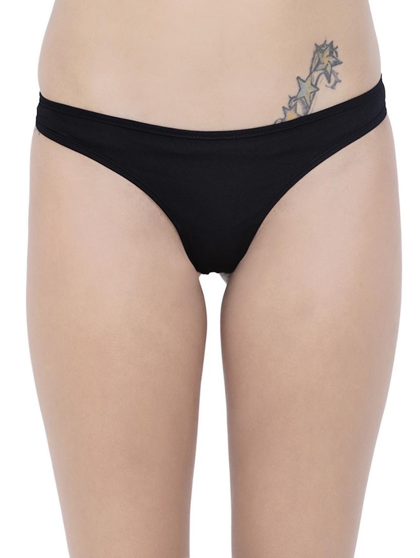 black thongs panty - 14582557 -  Zoom Image - 0
