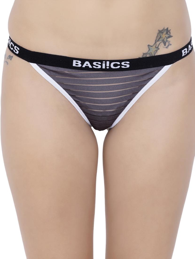 low rise striped thong panty - 14582571 - Zoom Image - 0