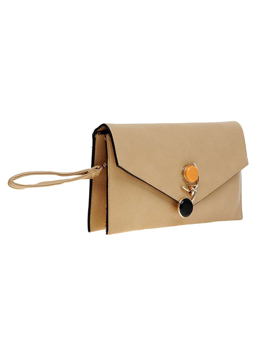 beige leatherette  regular sling bag - 14584201 -  Standard Image - 3