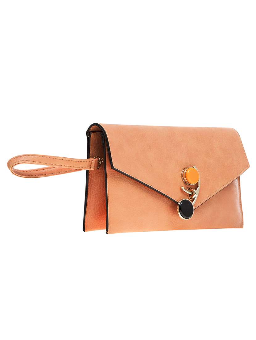 pink leatherette regular sling bag - 14584202 -  Standard Image - 3