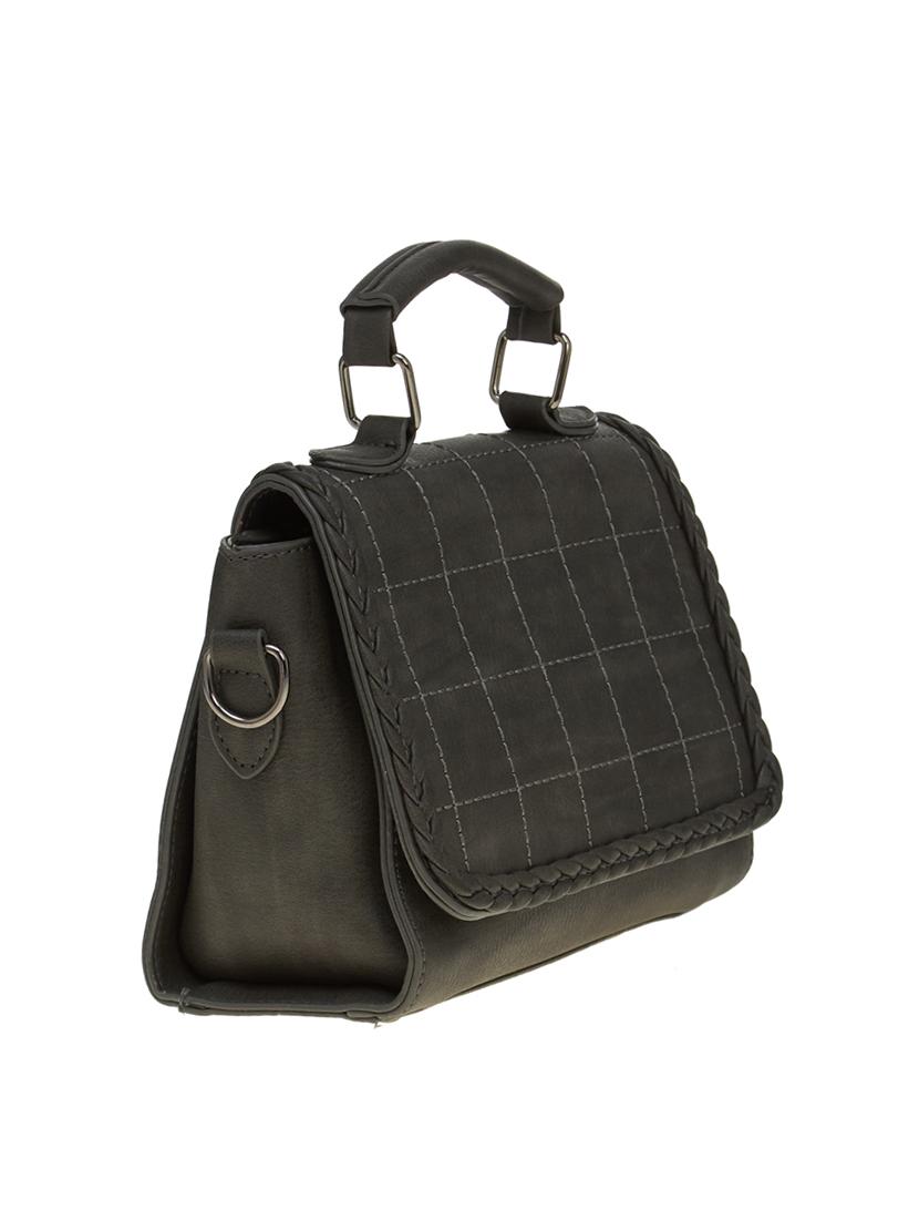 grey leatherette sling bag - 14584213 - Standard Image - 3