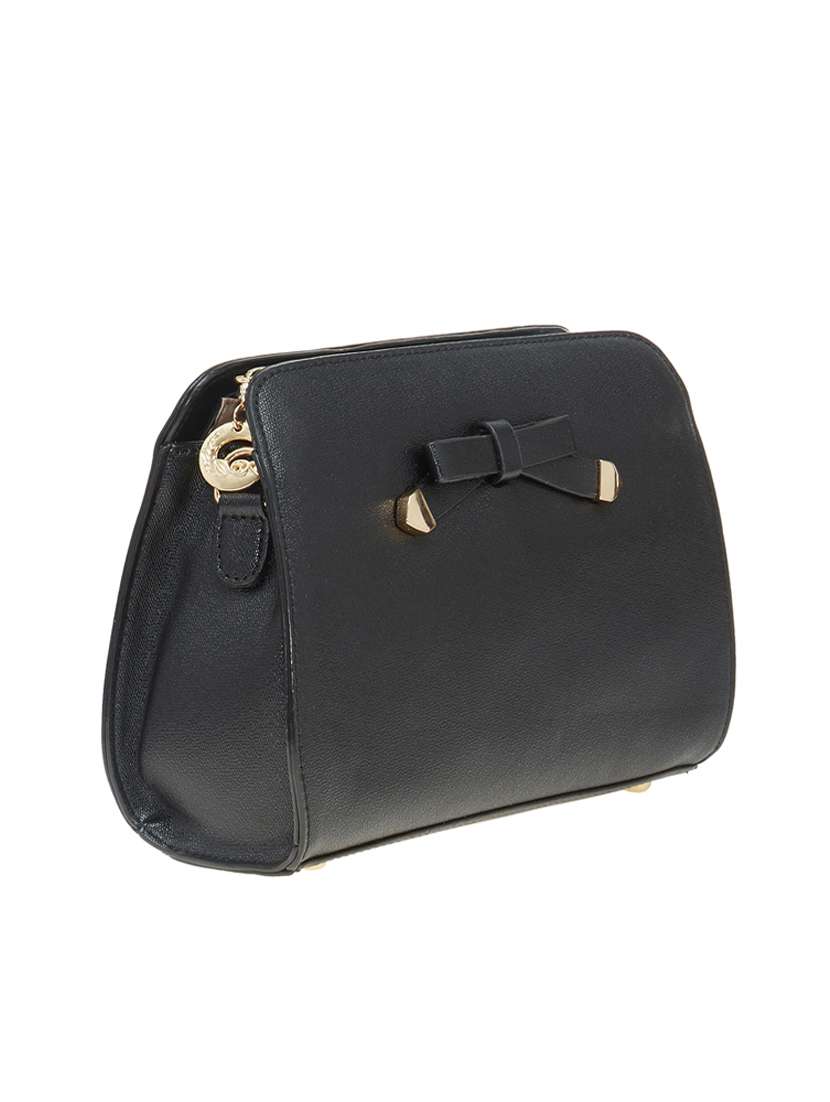 black leatherette sling bag - 14584221 -  Standard Image - 3