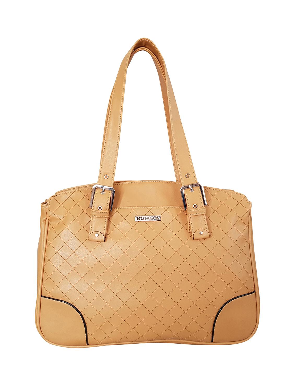 beige leatherette handbag - 14585416 -  Zoom Image - 0