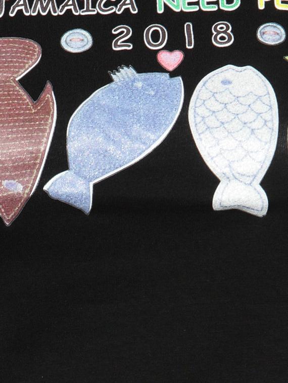 women's front print round neck t-shirt - 14590154 - Standard Image - 3