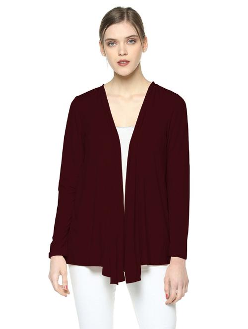 long sleeved solid shrug - 14593572 - Standard Image - 0