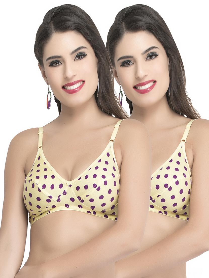 set of 2 polka dots minimizer bra - 14594327 - Zoom Image - 0