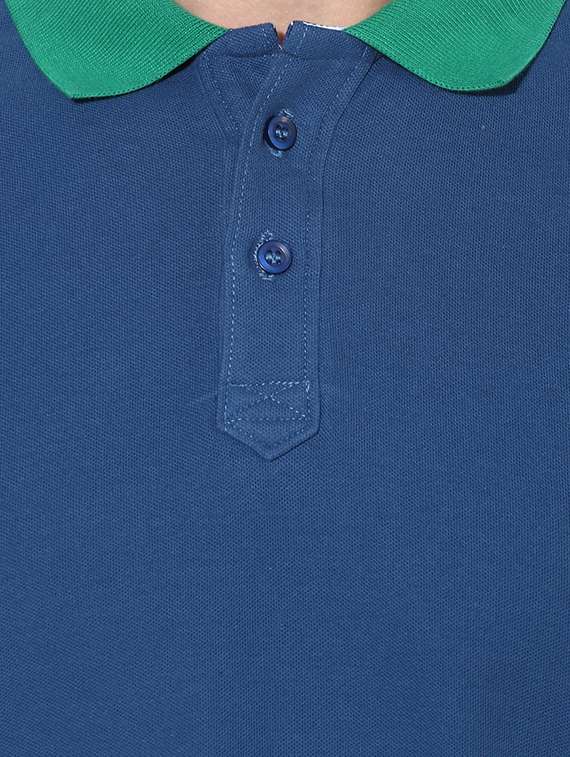 blue cotton t-shirt - 14614199 - Standard Image - 3