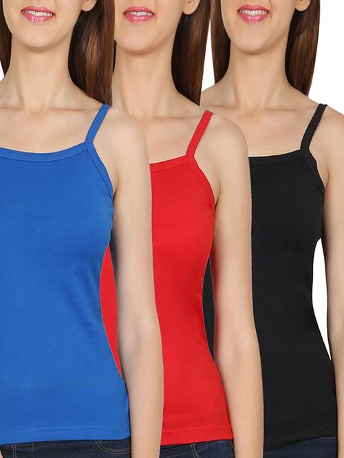set of 3 multi colored camisole - 14615644 -  Standard Image - 0
