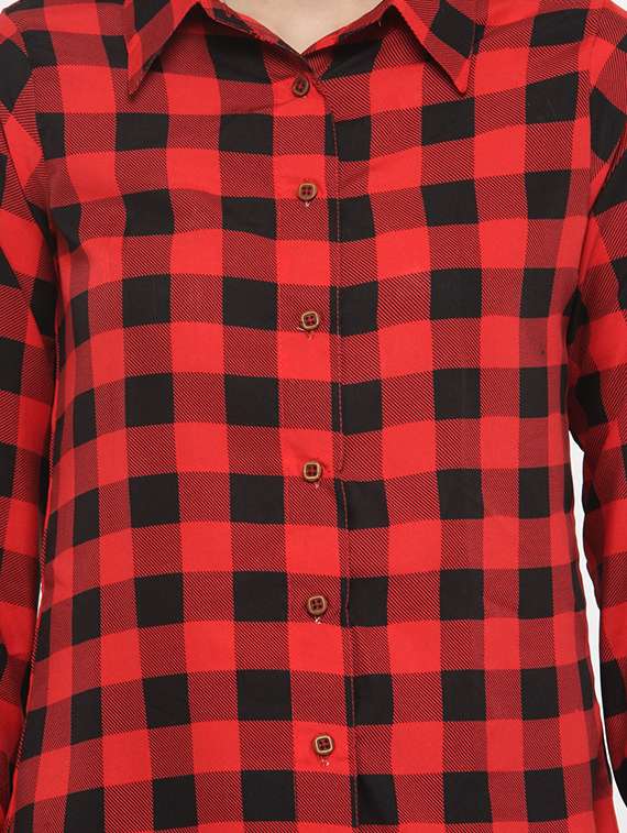 red checkered shirt - 14616932 - Standard Image - 3