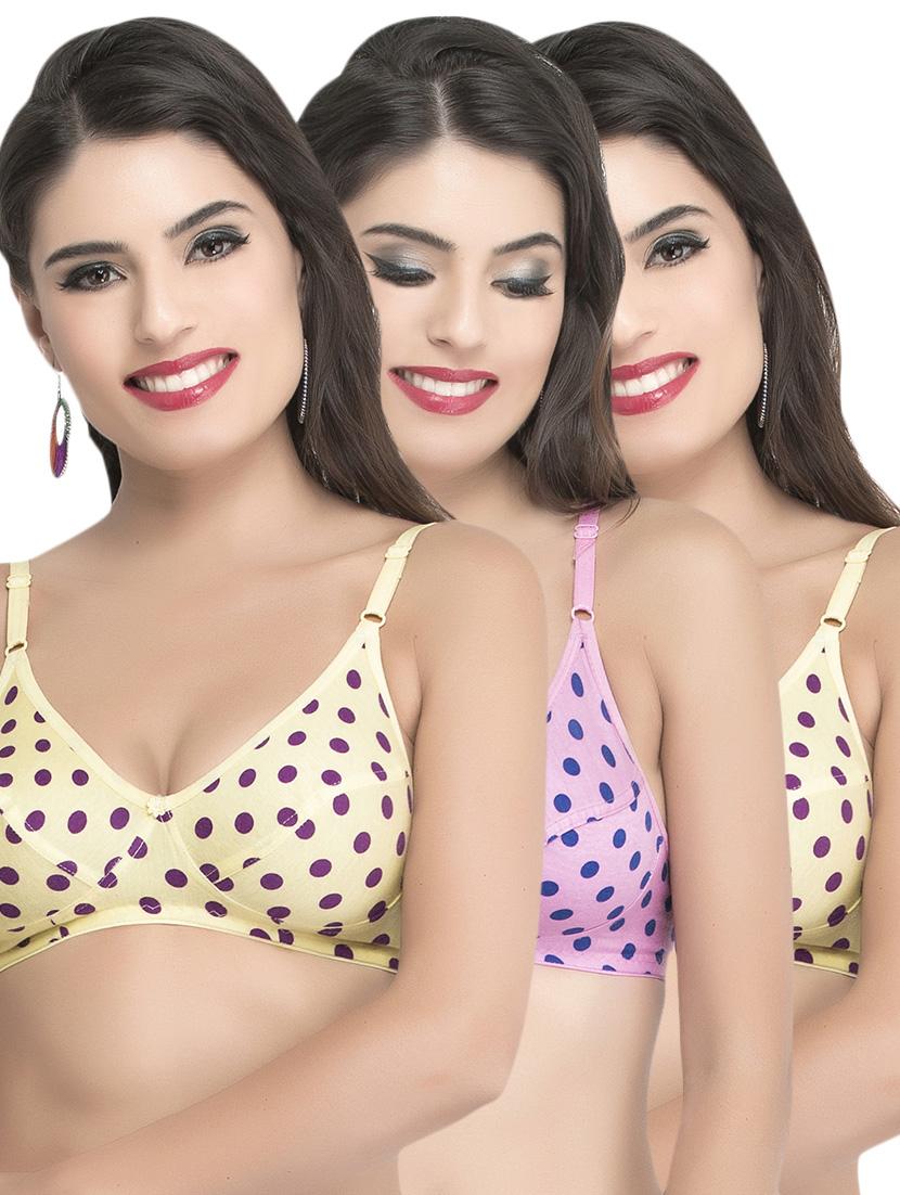 set of 3 polka dots minimizer bra - 14617729 - Zoom Image - 0