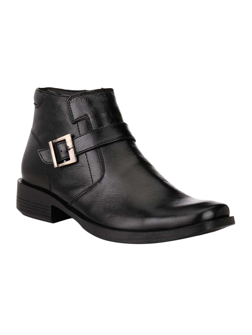 black leather slip on shoes - 14617773 - Zoom Image - 0