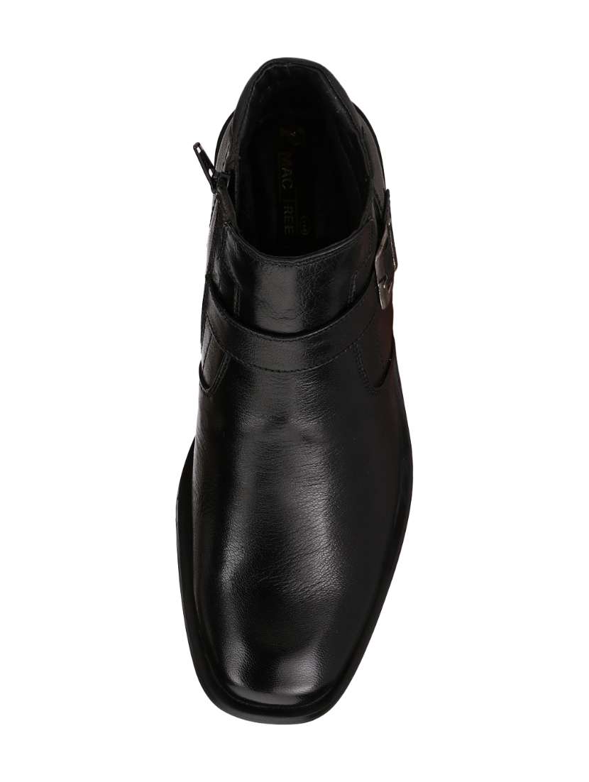 black leather slip on shoes - 14617773 - Standard Image - 3