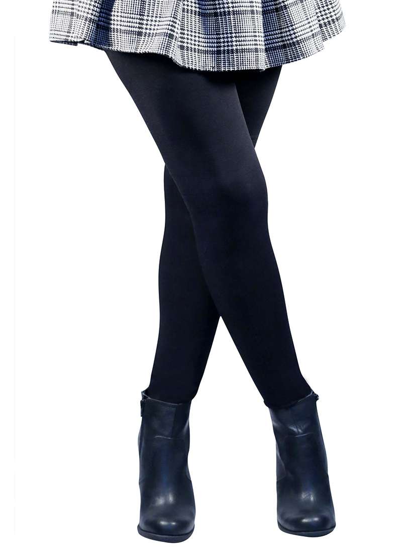 Buy online Black Cotton Stockings from bottom wear for Women by N2s