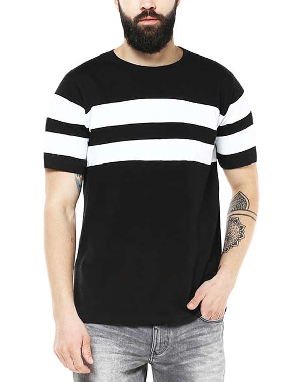 monochrome cotton  t-shirt