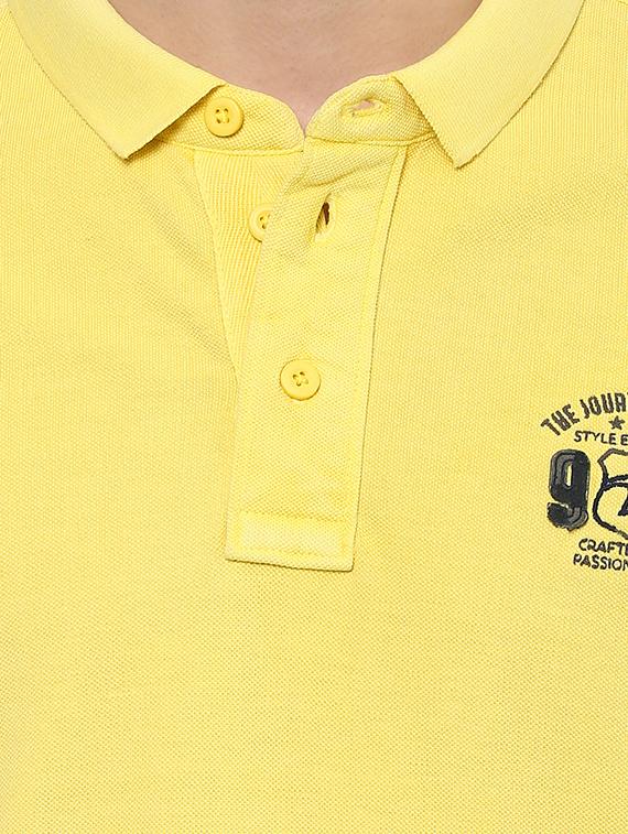 yellow cotton t-shirt - 14626054 - Standard Image - 3