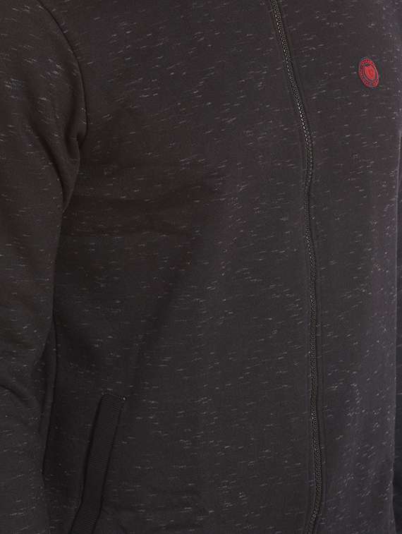 black cotton casual jacket - 14626065 - Standard Image - 3