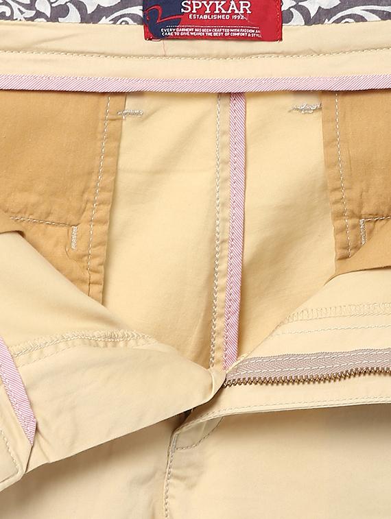 beige cotton chinos casual trousers - 14626095 - Standard Image - 3