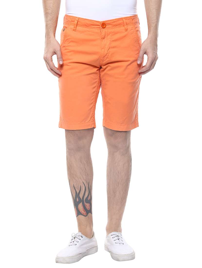 orange cotton shorts - 14626102 - Zoom Image - 0