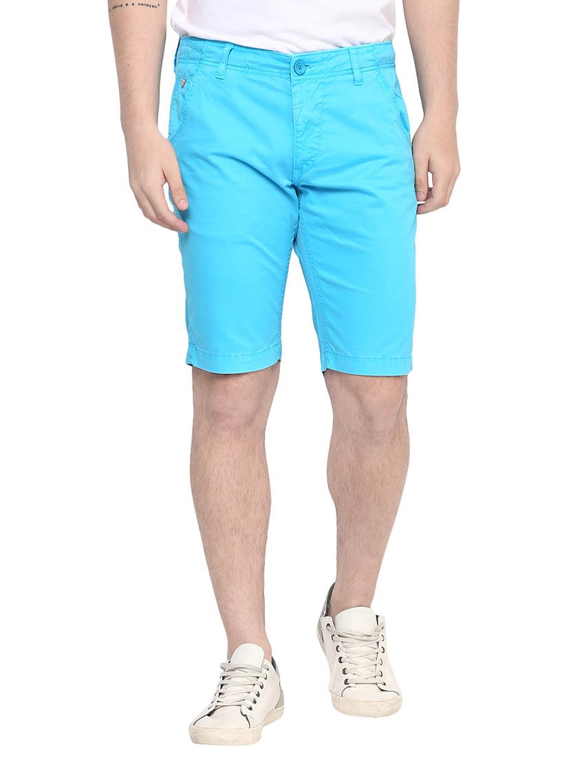 turquosie cotton shorts - 14626104 - Zoom Image - 0
