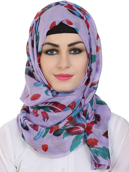 momin libas multi colored cotton stole - 14626513 -  Standard Image - 0