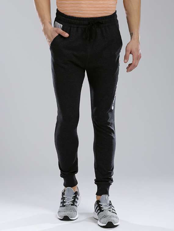 grey cotton  full length track pant
