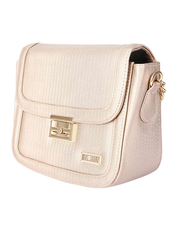 pink leatherette sling bag - 14631236 - Standard Image - 3