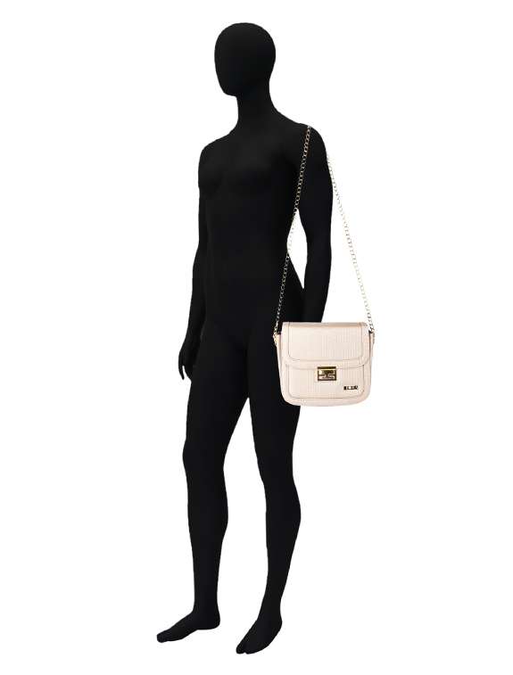 pink leatherette sling bag - 14631236 - Standard Image - 5