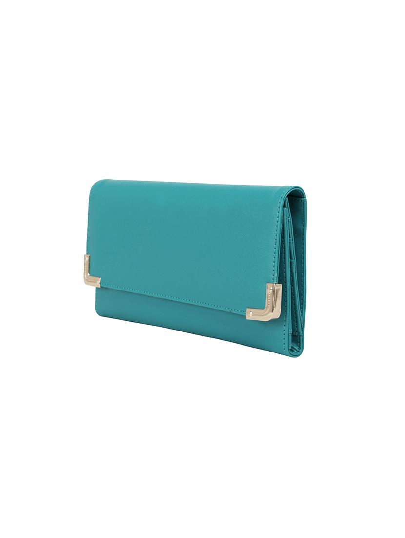 blue leatherette wallet - 14631245 - Standard Image - 3