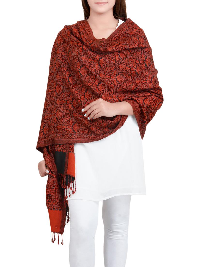 red viscose shawl - 14634654 -  Zoom Image - 0