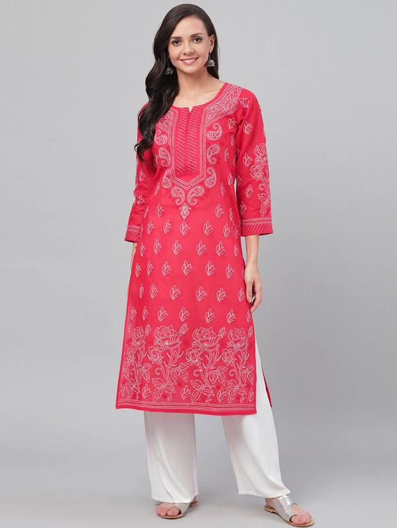 women's straight kurta - 14636604 -  Zoom Image - 0