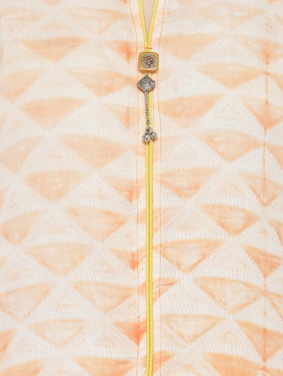 orange kurta pant set - 14646470 - Standard Image - 3
